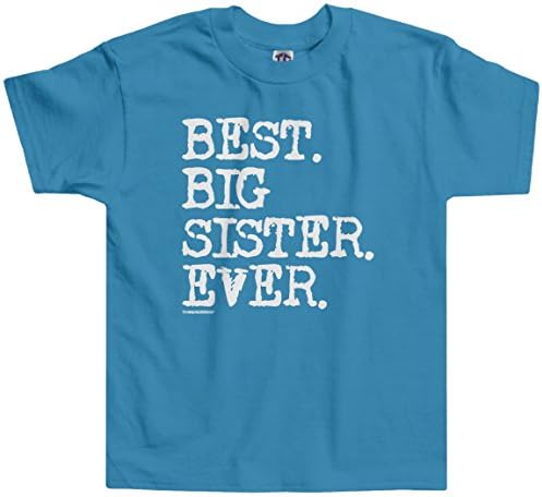 Тениска за новородените момичета Threadrock 'Best Big Sister Ever