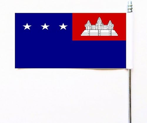 Флаг Червените Република Камбоджа от 1970 до 1975 Окончателния Тенис на