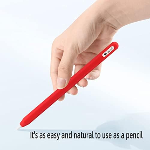 Ултра тънък силиконов калъф е Съвместим с Apple Pencil 2-ро поколение, Защитен Силиконов калъф за iPad Pro 11
